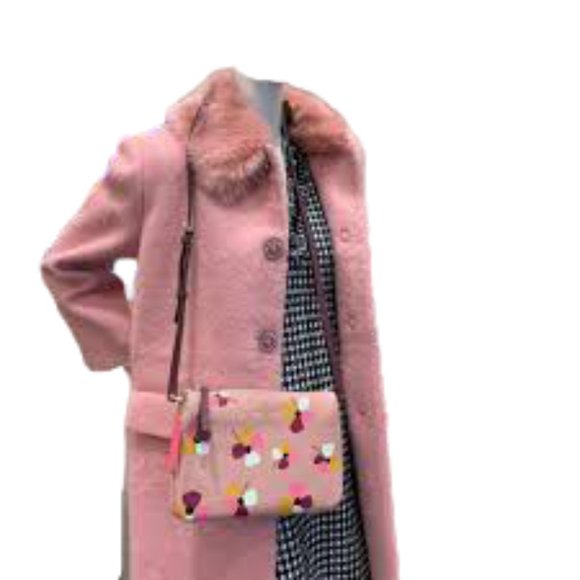 Kate Spade Jackson Cherrywood Leather Triple Gusset  Kate Spade NewYork JACKSON TRIPLE GUSSET CROSSBODY